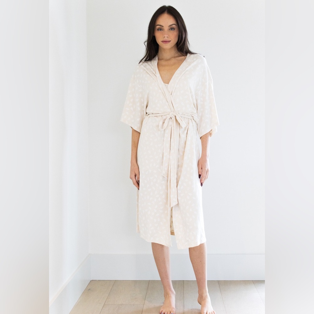 Kimono Robe in Country Print